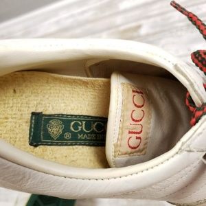 vintage 80's gucci sneakers